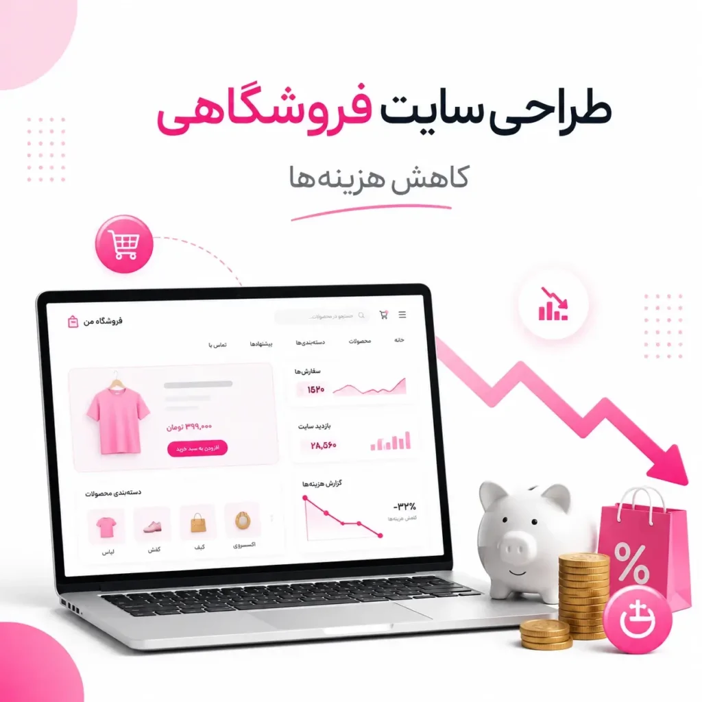 طراحی سایت فروشگاهی و کاهش هزینه ها