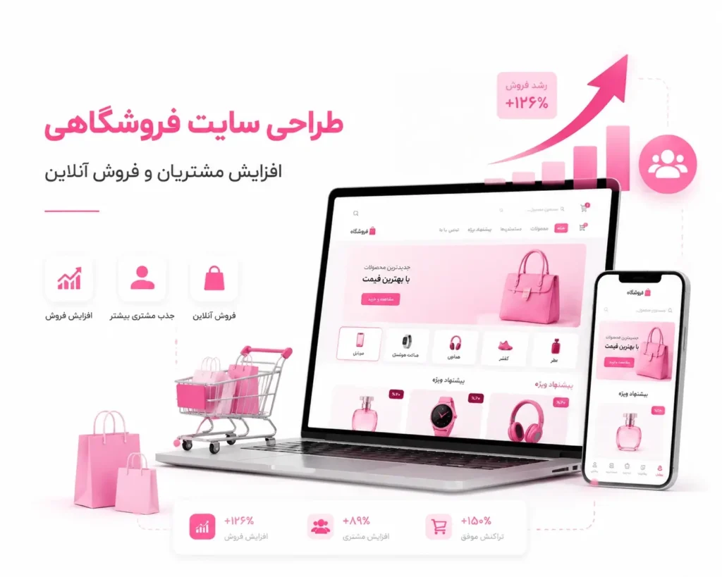 طراحی سایت فروشگاهی و افزایش مشتریان